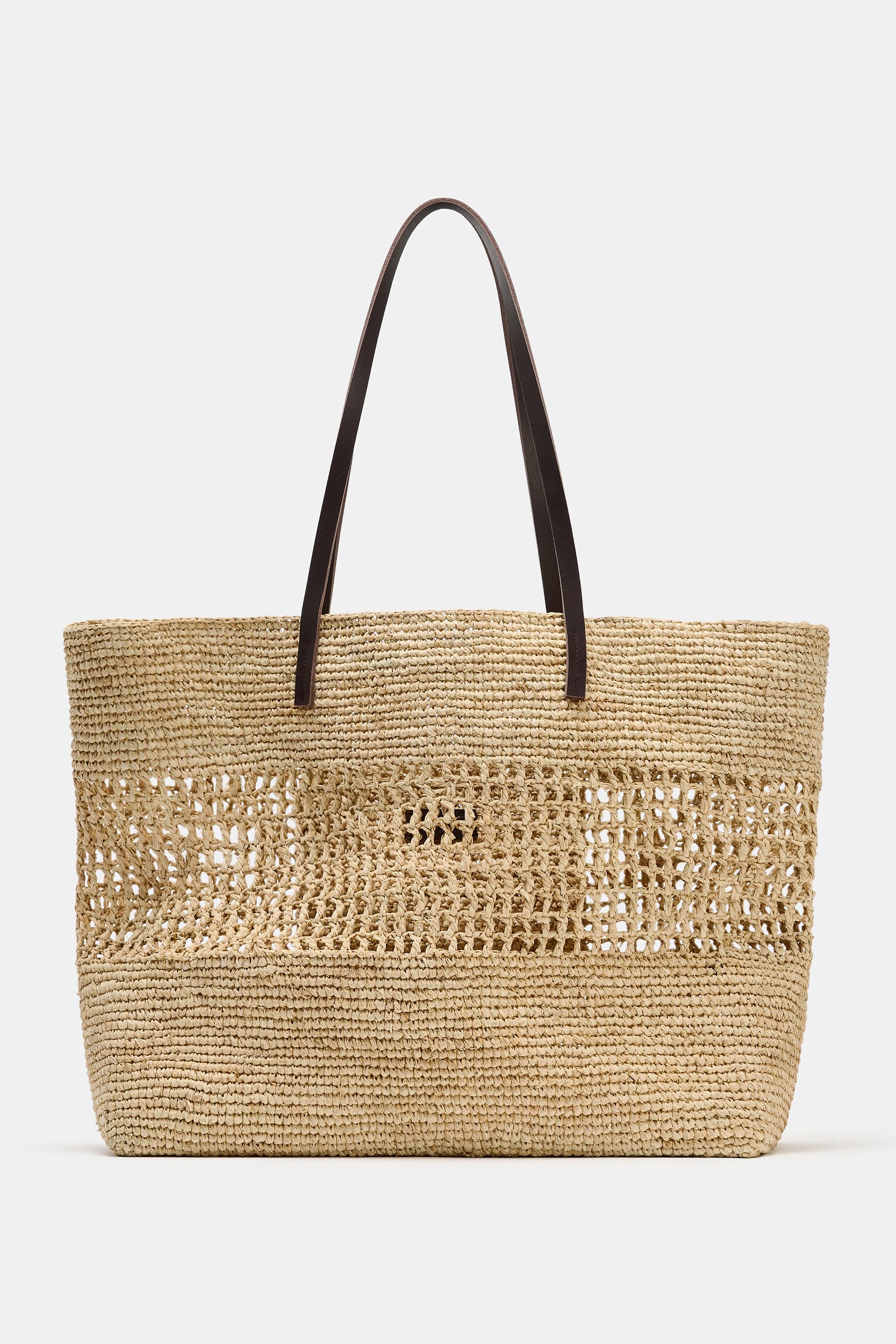 RAFFIA SHOPPER BAG